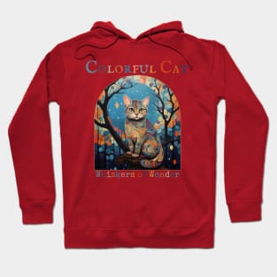 Colorful Cat Hoodie